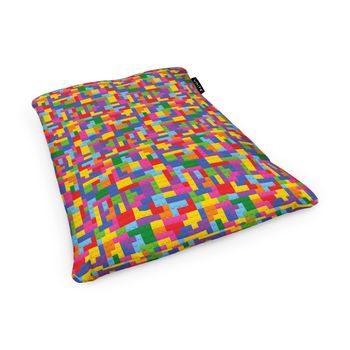 Fotoliu units puf (bean bag) tip perna, impermeabil, lego tetris