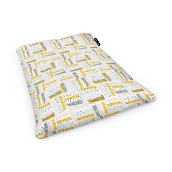 Fotoliu units puf (bean bag) tip perna, impermeabil, buline negre