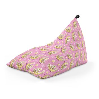 Fotoliu units puf (bean bag) tip lounge, impermeabil, cu maner, 155 x 83 x 65 cm, sweet dreams teddy bear