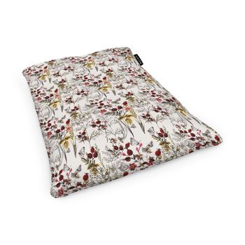 Fotoliu units puf (bean bag) tip perna, impermeabil, flori si fluturi