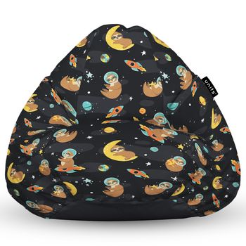 Fotoliu units puf (bean bag) tip para, impermeabil, cu maner, 80 x 90 x 68 cm, lenesi in spatiu