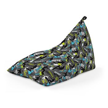 Fotoliu units puf (bean bag) tip lounge, impermeabil, cu maner, 155 x 83 x 65 cm, x-sport