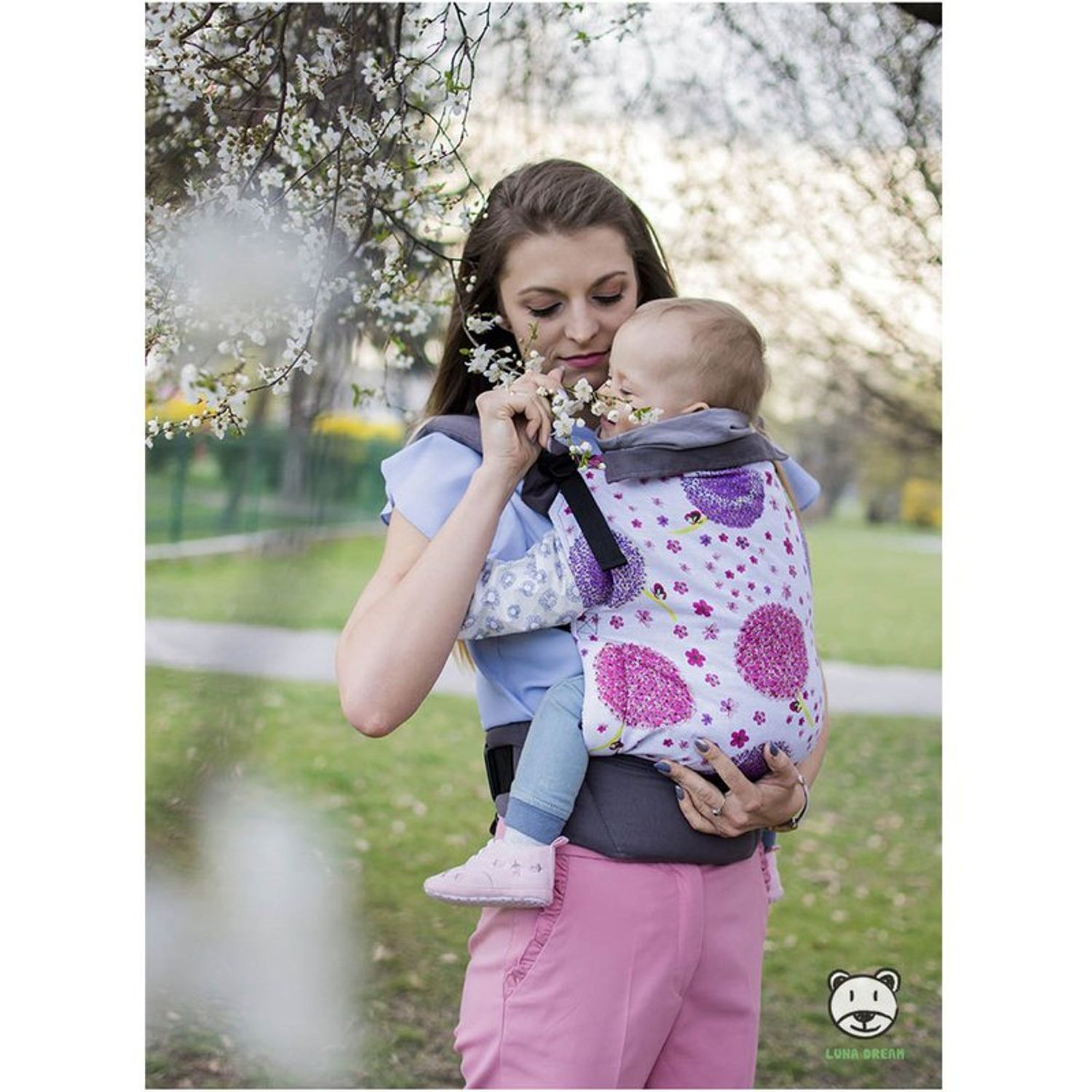 Luna Dream - Marsupiu ergonomic 2 in 1, Dandelions fotografia produsului View 4 L