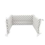 Qmini - Aparatoare pentru patut 120X60 cm, Din bumbac, Clouds Grey fotografia produsului