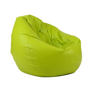Fotoliu (mare) nirvana gigant - fistic (piele eco) umplut cu perle polistiren (beanbag para marca pufrelax)