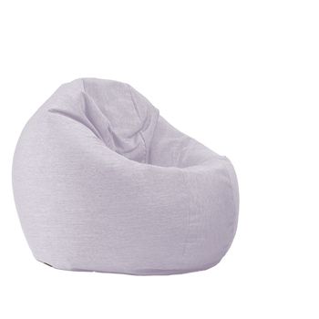 Fotoliu pufrelax relaxo xl , - lilac cu husa detasabila textila, umplut cu perle polistiren