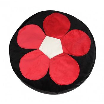 Fotoliu pentru copii (2-14 ani) relaxo - flower (gama diamond) umplut cu perle polistiren (beanbag marca pufrelax)