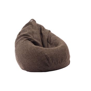 Fotoliu pufrelax tip sac nirvana grande textil, mocha latte , husa detasabila, umplut cu perle polistiren