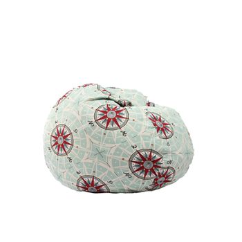 Fotoliu pufrelax king size - true north ( rustic high) umplut cu fulgi de burete memory mix