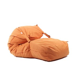 Fotoliu pufrelax yoga xl sunrise ( rustic) umplut cu fulgi de burete memory mix