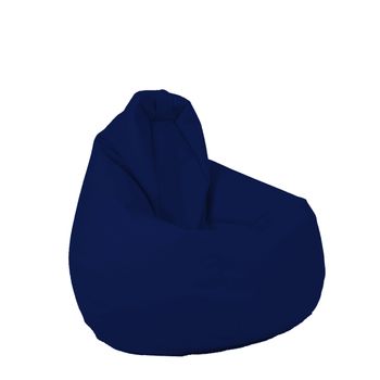 Fotoliu pufrelax beanbag pentru copii, nirvana light panama, indigo, husa detasabila, plin cu perle polistiren
