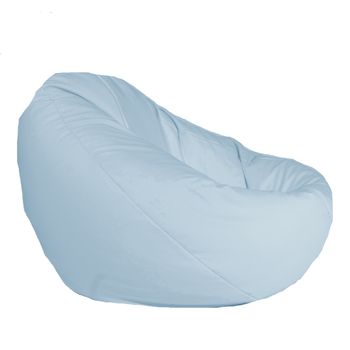 Fotoliu mare, nirvana gigant - panama blue , pretabil si la exterior, umplut cu perle polistiren,