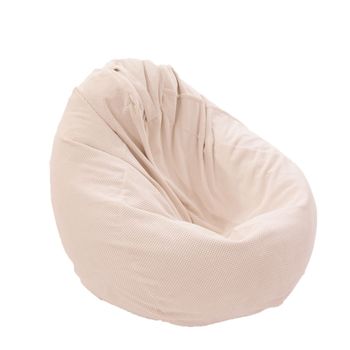 Fotoliu pufrelax tip sac nirvana gigant textil, snowflake, umplut cu perle polistiren