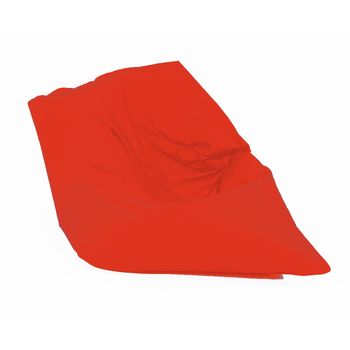 Fotoliu mare, magic pillow - neon orange , pretabil si la exterior, umplut cu perle polistiren,