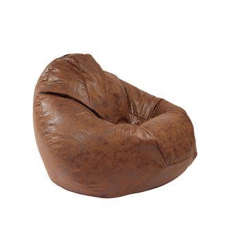 Fotoliu pufrelax mediu-mare, nirvana grande, iced coffee, textil, cu husa detasabila textila, cu perle polistiren