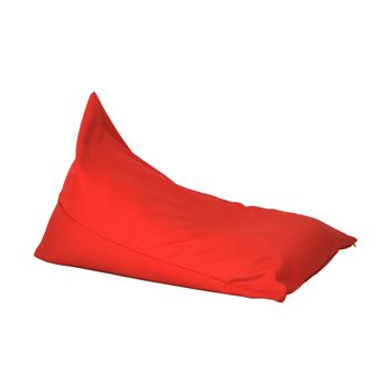 Fotoliu mediu, kudos - panama christmas red , pretabil si la exterior, umplut cu perle polistiren,