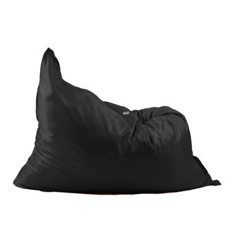 Fotoliu tip perna magic pillow xxl, panama black pretabil si la exterior umplut cu fulgi de burete memory mix