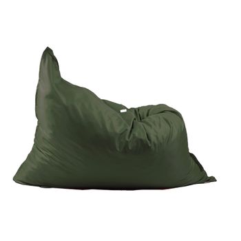 Fotoliu tip perna magic pillow xxl, panama khaki pretabil si la exterior umplut cu fulgi de burete memory mix