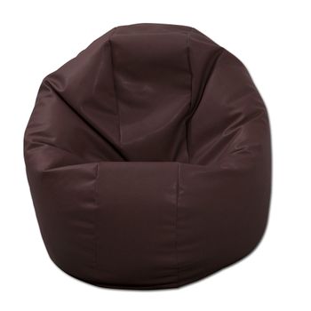 Fotoliu pentru copii (2-14 ani) relaxo - venghe (piele eco) umplut cu perle polistiren (beanbag marca pufrelax)