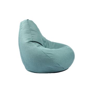 Fotoliu puf tip sac nirvana hobbit, mediu, puddle, textil, umplut cu perle polistiren