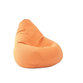 Fotoliu pufrelax tip sac nirvana hobbit textil, sunrise, husa detasabila, umplut cu perle polistiren