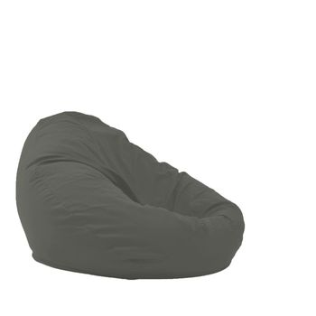 Fotoliu pufrelax nirvana gigant , - moon grey cu husa detasabila textila, umplut cu perle polistiren