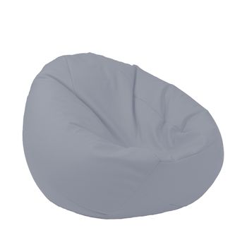 Fotoliu mare, nirvana gigant - panama grey , pretabil si la exterior, umplut cu perle polistiren,