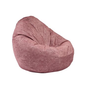 Fotoliu pufrelax mare, nirvana gigant, red river, textil, cu husa detasabila textila, umplut cu perle polistiren