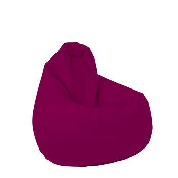 Fotoliu pufrelax tip sac nirvana light teteron, pink , pretabil si la exterior, husa detasabila, cu perle polistiren