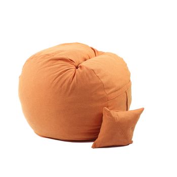 Fotoliu pufrelax king size si perna decorativa sunrise ( rustic) umplut cu fulgi de burete memory mix