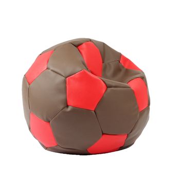 Fotoliu minge pufrelax pentru copii telstar baby,chocolate strawberries,piele eco umplut cu perle polistiren