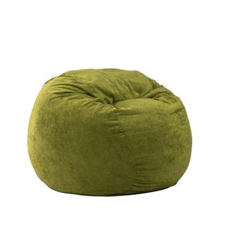 Fotoliu king size, chelford green ( textil) umplut cu fulgi de burete memory mix
