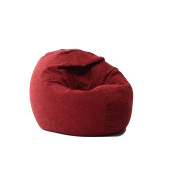 Fotoliu relaxo xl, red wine ( rustic),husa detasabila, umplut cu perle polistiren