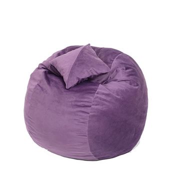 Set fotoliu matusalem + perna decorativa - amethyst husa detasabila, pat, cu fulgi de burete memory mix,