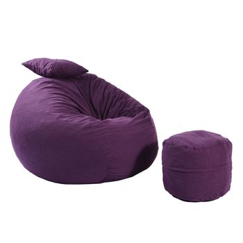 Set fotoliu puf matusalem,otoman si perna decorativa mulberry ( textil), umplut cu fulgi de burete memory mix
