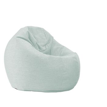 Fotoliu pufrelax relaxo xl , - light mint cu husa detasabila textila, umplut cu perle polistiren