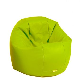 Fotoliu mic, relaxo - panama olive , pretabil si la exterior, umplut cu perle polistiren,