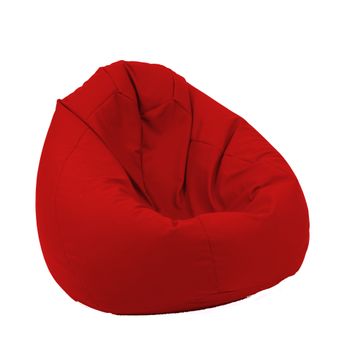 Fotoliu mare, nirvana gigant - panama red , pretabil si la exterior, umplut cu perle polistiren,