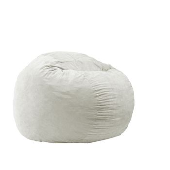 Fotoliu pufrelax king size - rainy day umplut cu fulgi de burete memory mix®