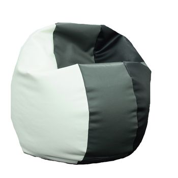 Fotoliu pentru copii (2-14 ani) relaxo - degrade (piele eco) umplut cu perle polistiren (beanbag marca pufrelax)