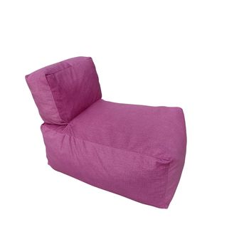 Fotoliu copii, pufrelax coco roco, 2 – 8 ani, magenta ( textil) umplut cu fulgi de burete memory mix