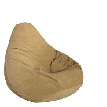 Fotoliu pufrelax tip sac nirvana grande textil, light olive , husa detasabila, umplut cu perle polistiren