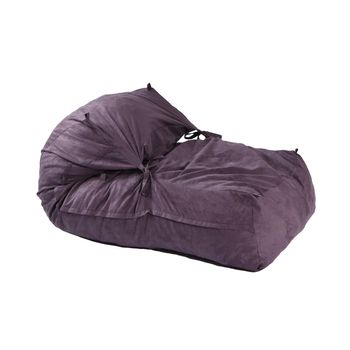 Fotoliu pufrelax yoga xl magnetic ink ( textil) umplut cu fulgi de burete memory mix