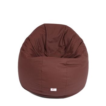 Fotoliu (mic) relaxo - burgundy (piele eco) umplut cu perle polistiren (beanbag marca pufrelax)