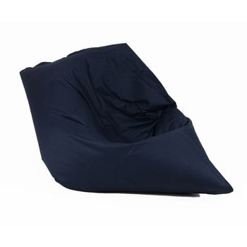 Fotoliu magic pillow - bleumarin (pretabil si la exterior) husa detasabila, cu perle polistiren (fotoliu perna )
