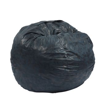 Fotoliu pufrelax mare, king size, before dawn, textil, umplut cu fulgi de burete memory mix