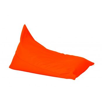 Fotoliu mediu, kudos - panama orange , pretabil si la exterior, umplut cu perle polistiren,