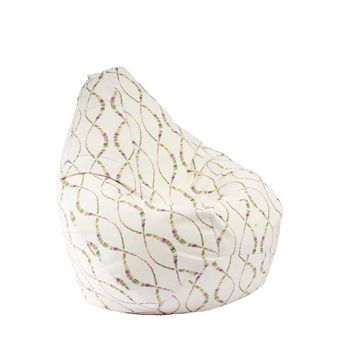 Fotoliu pufrelax tip sac nirvana hobbit textil, 8 simturi, husa detasabila, umplut cu perle polistiren