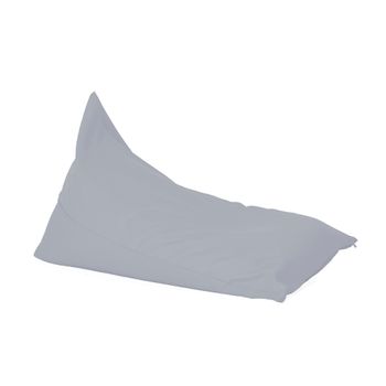 Fotoliu mediu, kudos - panama grey , pretabil si la exterior, umplut cu perle polistiren,