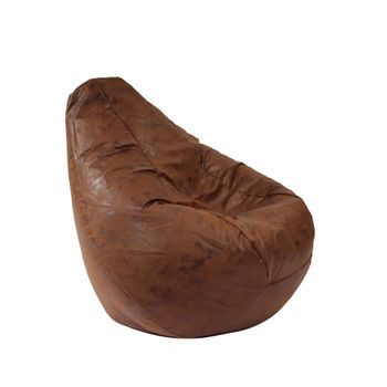 Fotoliu pufrelax mediu, nirvana hobbit, iced coffee, textil, cu husa detasabila textila, umplut cu perle polistiren